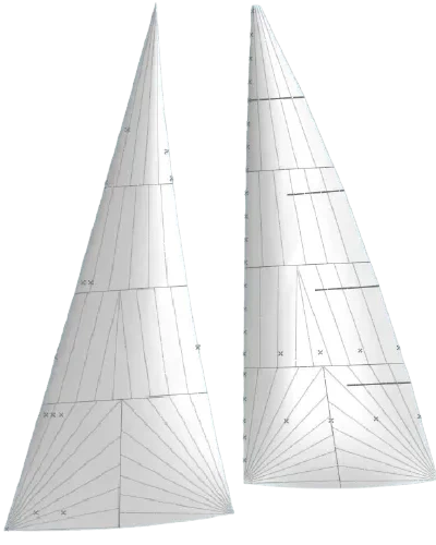 xsails - vele crociera - upwind - triradial
